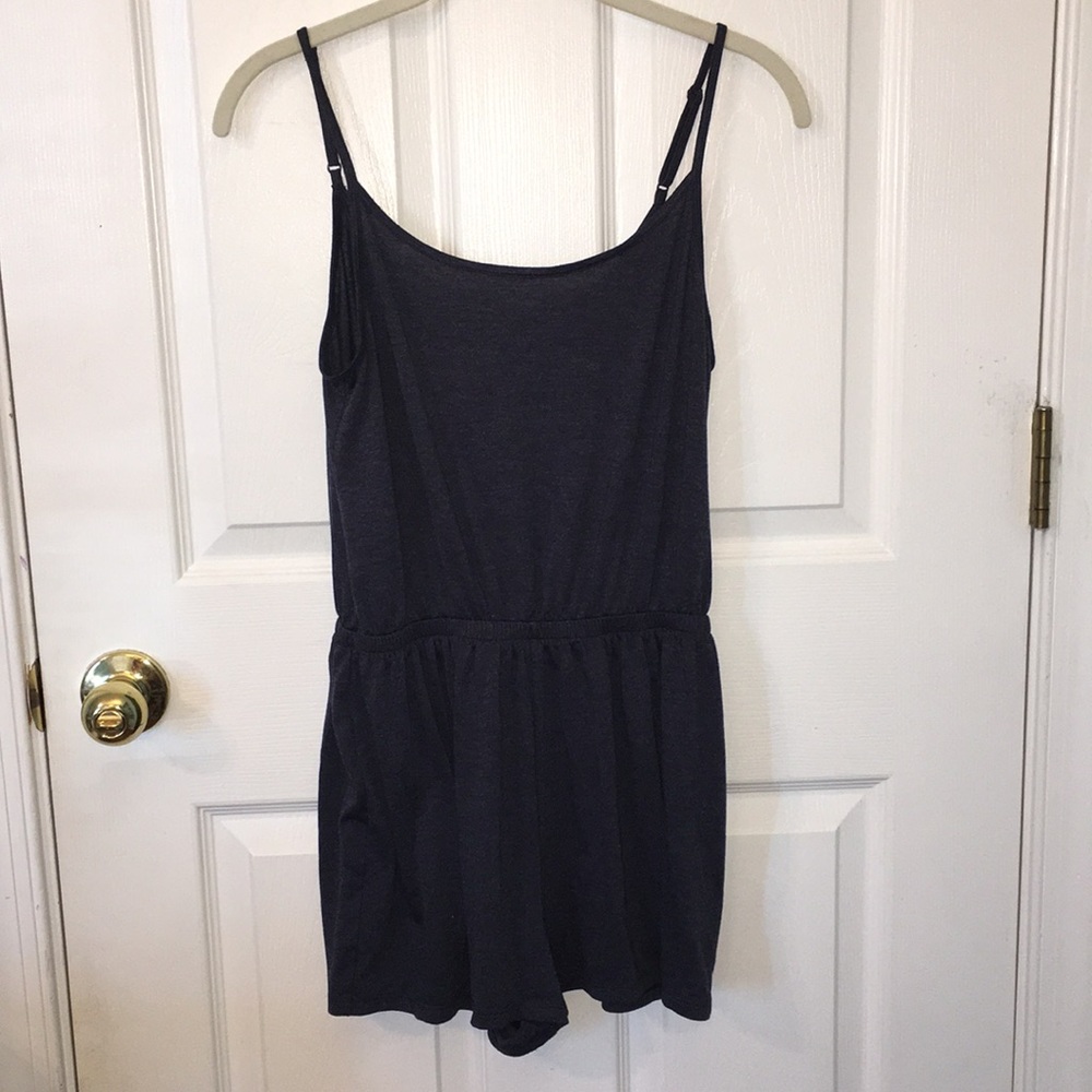 navy romper